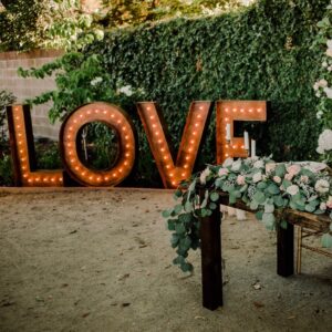 Wooden Marquee Letters