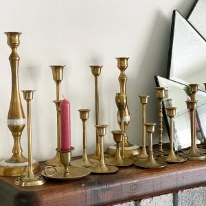 Vintage Brass Candleholders - Various Sizes and Styles