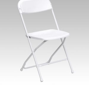 White Plastic Folding Chairs