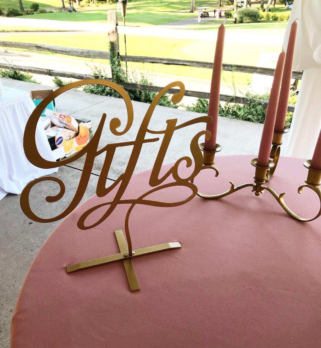 gift sign