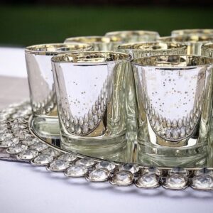 Silver - Votive Candle Holders