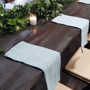 Dusty Blue Cotton Napkins