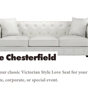 Chesterfield White Sofa