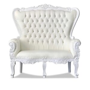 Elizabeth (Ivory) Double Throne Chair
