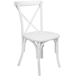 White Crossback Chairs