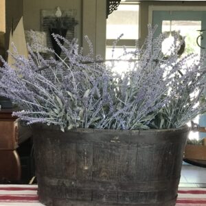 Antique Bucket w/Lavender