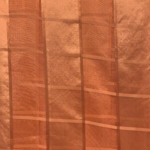 AUTUMN ORANGE PLAID OVERLAY