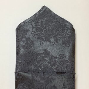 BLACK DAMASK NAPKIN