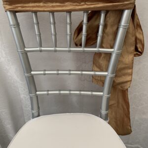 GOLD CRUSHED TAFFETA CHAIR SASH
