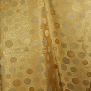 GOLD POLKA TABLECLOTH