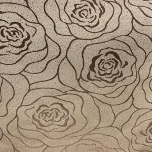 TOFFEE ROSE PRINT TABLECLOTH
