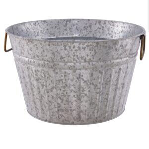 Galvanized tub