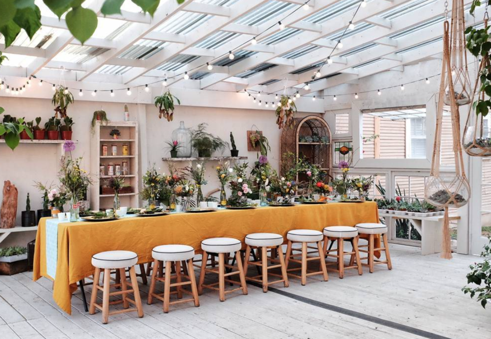 pop up wedding decor