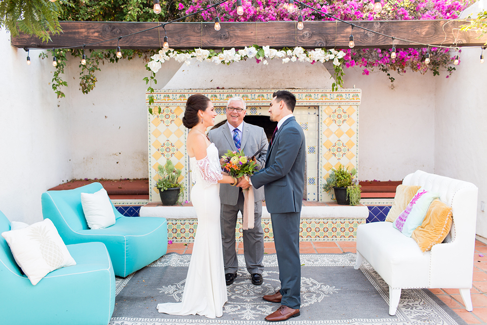 pop up wedding couple