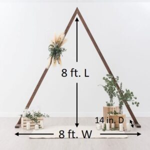 Wooden A- Frame Arch/ Triangle