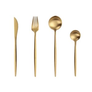 Gold Flatware Set (3 Piece)