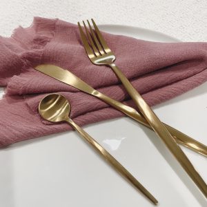 Gold Flatware (3 piece set)