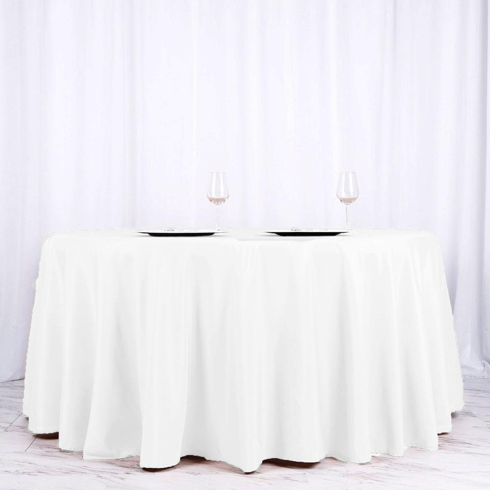 White tablecloth