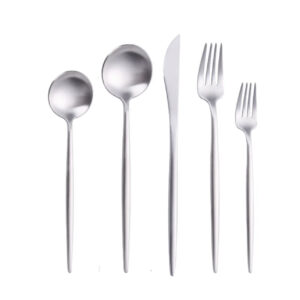Matte Silver Flatware