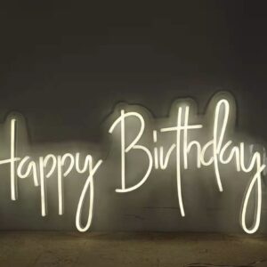 Happy Birthday Neon Sign