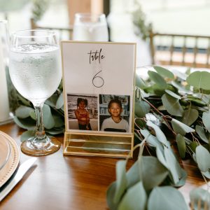 double-sided gold frame