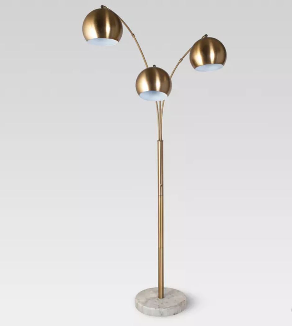 3 headed floor lamp