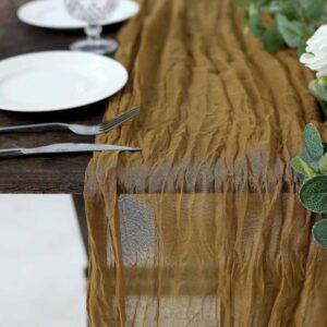 Gold Cheesecloth Runner