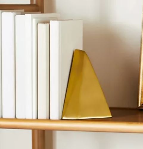 Gold Triangle Bookend