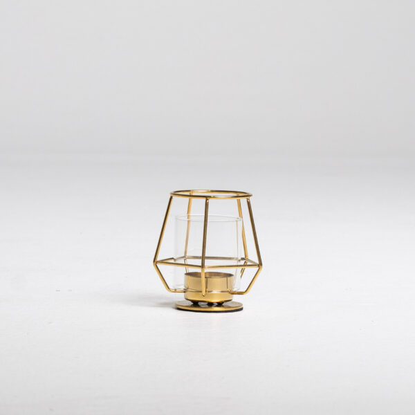 GoldGeometricTealight