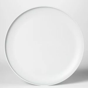 Grey Plastic Dinner Plate