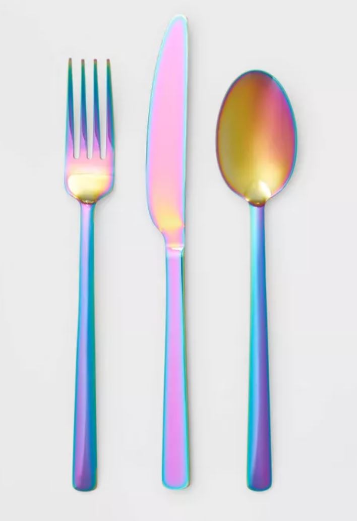 Irridecent Flatware