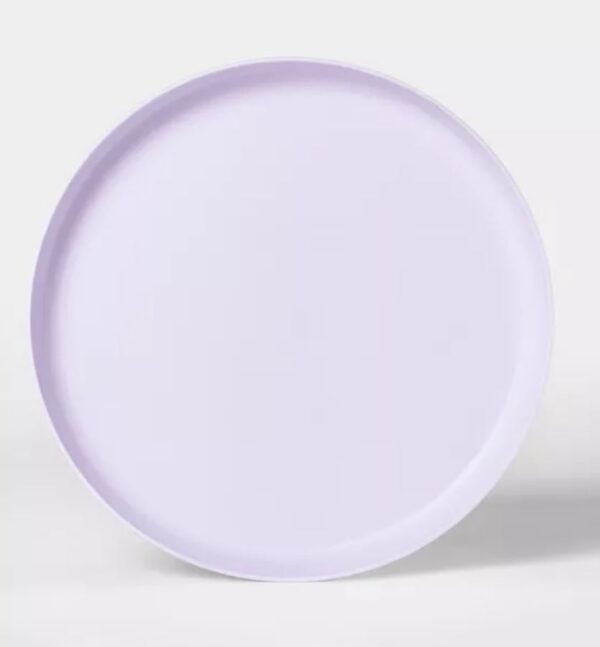 Lilac Plastic Kids Dinner Plate