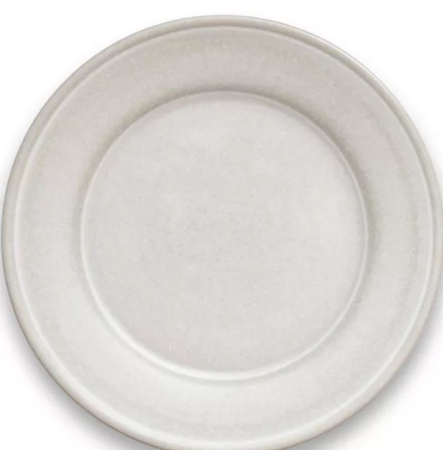 Oatmeal Plastic Dinner Plate