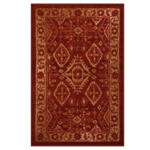 Red Boho Rug