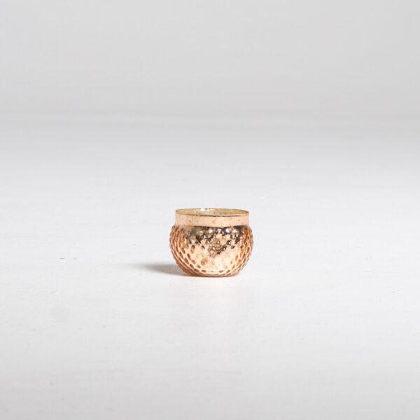 RoseGoldBubbleDottedTealight