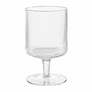 Ribbed Water Glass