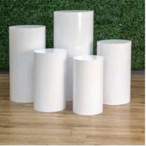 Metal Cylinder Pedestal Stand