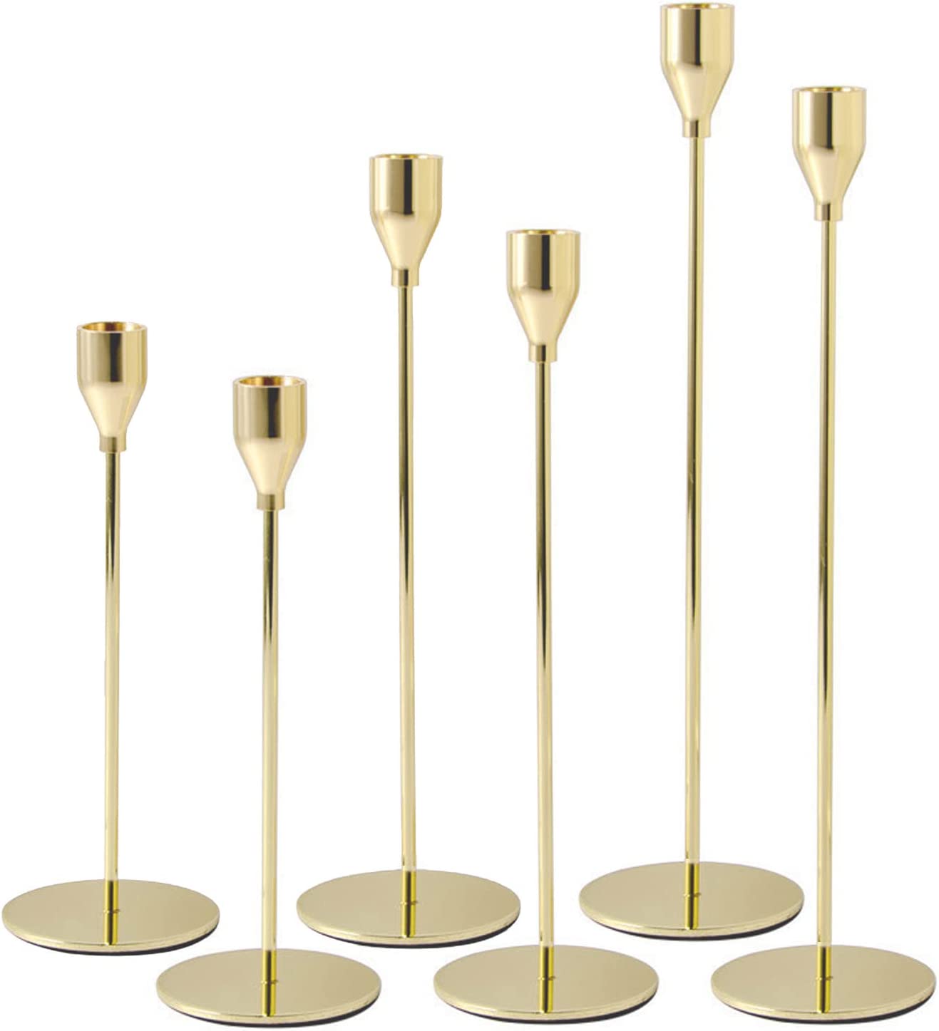 gold candlestick holders