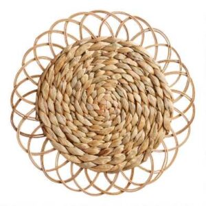 Boho Rattan Charger Plate