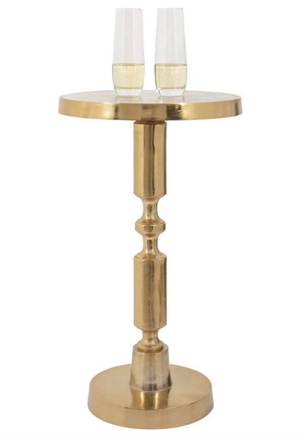 Gold Side Table