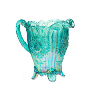 Mosser Dahlia Carnival Water Pitcher Teal