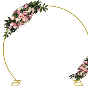 Large Round Gold Arch