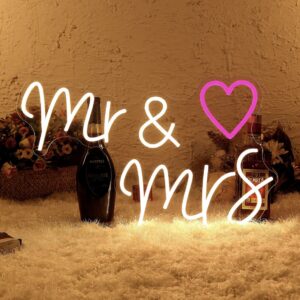 Mr & Mrs LED Neon Sign