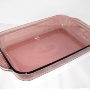 Pyrex Bakeware Cranberry Rectangular Casserole Dish 9” x 13"