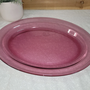 Pyrex Bakeware Cranberry Platter 14” x 10″