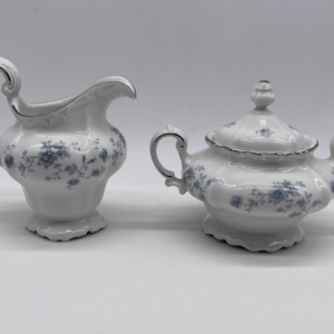 Johann Haviland Blue Garland – Creamer and Sugar Bowl Set