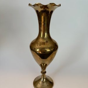 Brass Vases (10" Tall)