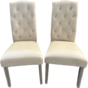 Cream Sweetheart Chairs