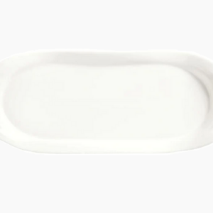 Libbey Slenda White Platter Royal Rideau 14.25"x 5.25"