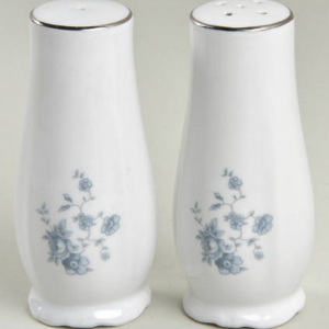 Johann Haviland Blue Garland Salt and Pepper Shaker Bavaria, Germany 4.75″
